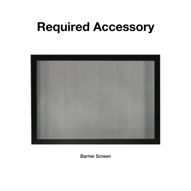 Empire Barrier Screen - Required Accessory - side view