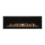 Empire Boulevard 60-Inch Linear Direct Vent Gas Fireplace with Crushed Glass and PWT Trim