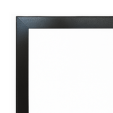 Empire Front Beveled Window Frame in Black