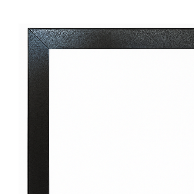 Empire Front Beveled Window Frame in Black