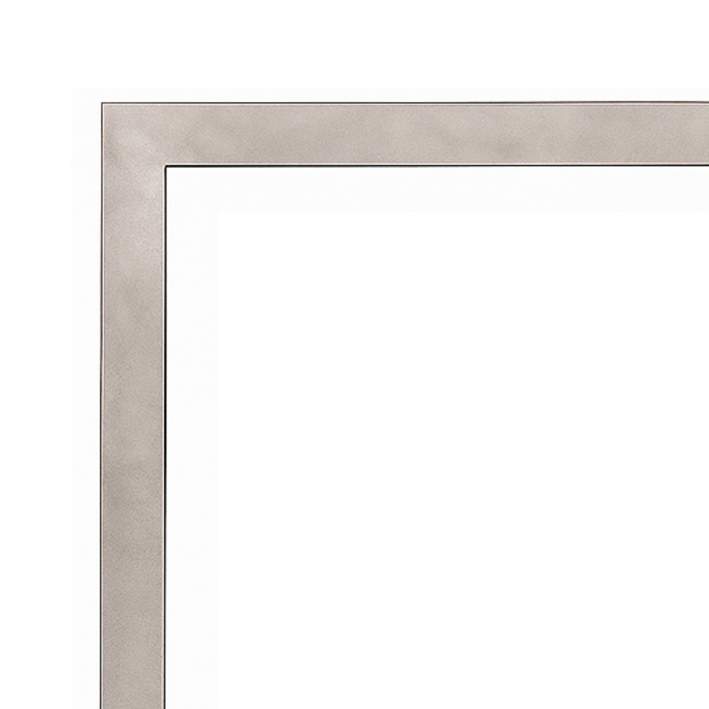 Empire Front Beveled Window Frame in Nickel