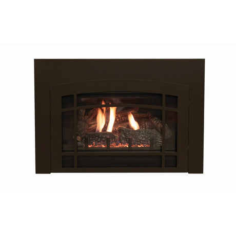 Empire Innsbrook Direct Vent Gas Fireplace Insert with Lancaster Bronze Front