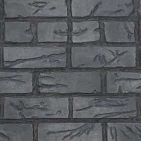 Empire Liner in Gray Fire Brick for McKinley Fireplace