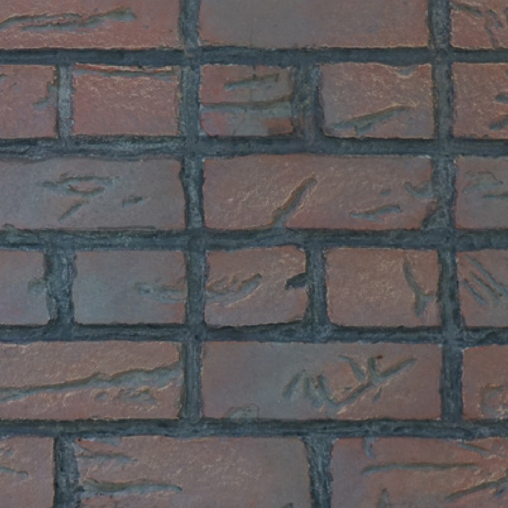 Empire Liner in Red Fire Brick for McKinley Fireplace