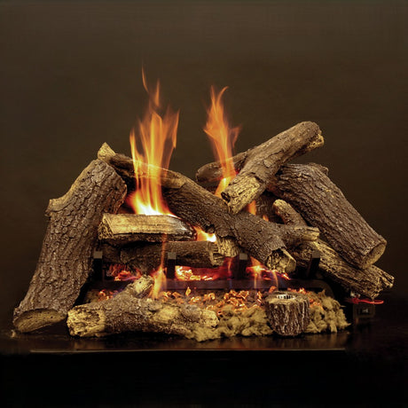 Empire Pioneer Refractory Log Set with Elite Radiant Gas Burner