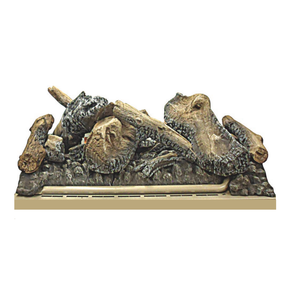 Empire Traditional Charred Log Set - front view