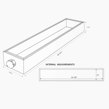 Eurofase Fire-Rated Box Kit for 61-Inch Electric Heater Specs
