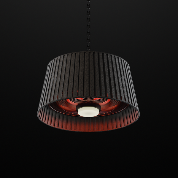 Eurofase Vellura 1500W Ceiling Pendant Electric Patio Heater When Turned On