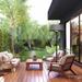 Eurofase Vellura 1500W Freestanding Lamp Electric Patio Heater in Outdoor Space