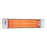 Eurofase 1500w Stainless Steel infrared electric heater - angle view