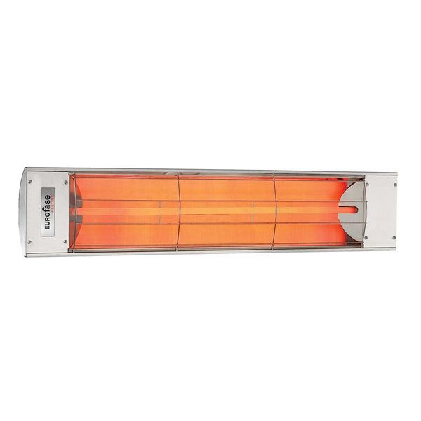 Eurofase 1500w Stainless Steel infrared electric heater - angle view