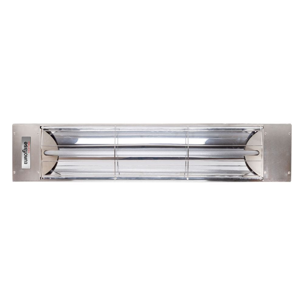 Eurofase 1500w stainless steel infrared electric heater - angle view