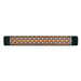 Eurofase 3000W 61-Inch Single Element Electric Heater with Brix Decor Plate in Black