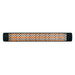 Eurofase 3000W 61-Inch Single Element Electric Heater with Chevron Decor Plate in Black