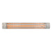 Eurofase 3000W 61-Inch Single Element Electric Heater with Chevron Decor Plate in Stainless Steel