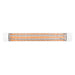 Eurofase 3000W 61-Inch Single Element Electric Heater with Chevron Decor Plate in White
