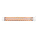 Eurofase 3000W 61-Inch Single Element Electric Heater with Clover Decor Plate in White