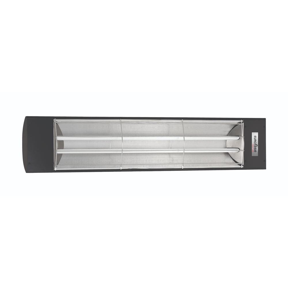 Eurofase 39-Inch Dual Element Black Infrared Electric Heater - angle view