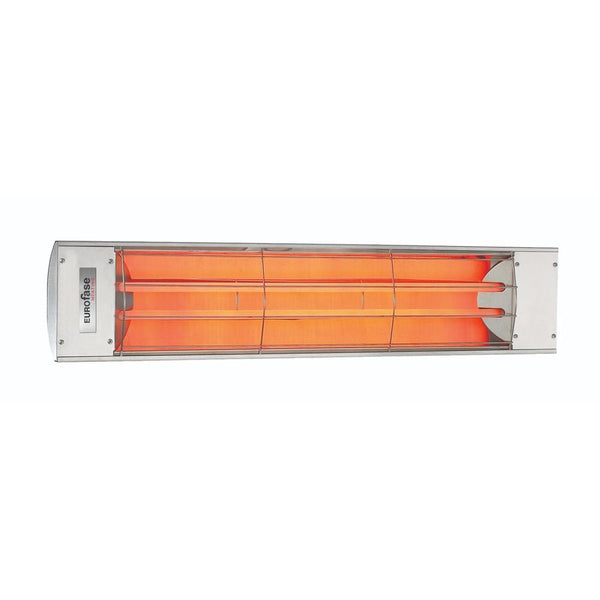 Eurofase 39-Inch Dual Element Stainless Steel Infrared Electric Heater - angle view