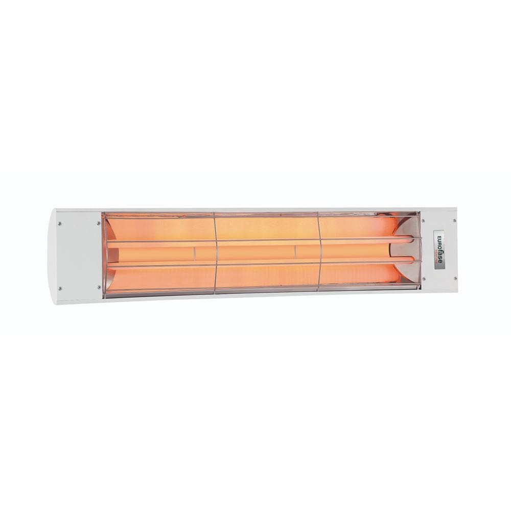 Eurofase 39-Inch Dual Element White Infrared Electric Heater - angle view