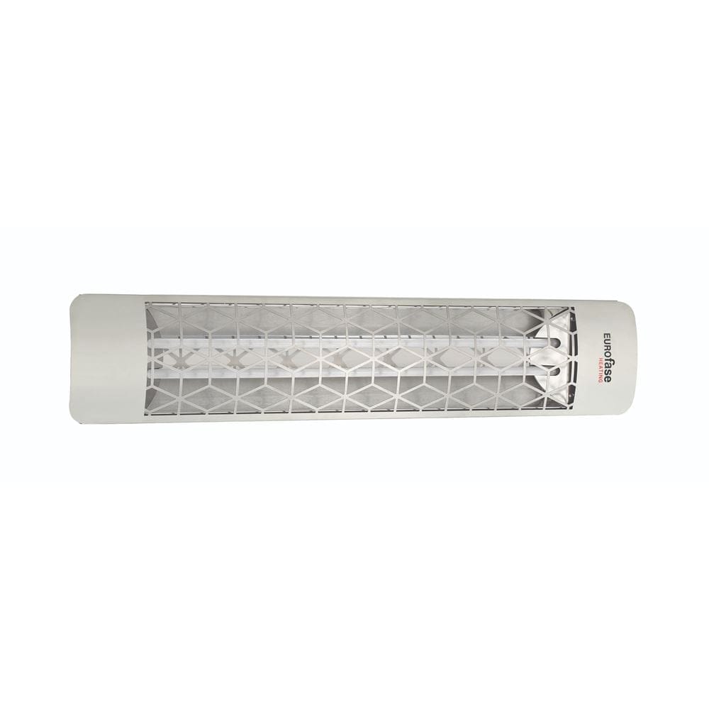 Eurofase 39-inch Stainless Steel Infrared Electric Heater with stella decor plate - angle view