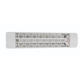 Eurofase 39-inch White Infrared Electric Heater with brix decor plate - alternate view