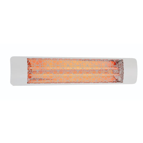 Eurofase 39-inch White Infrared Electric Heater with astra decor plate