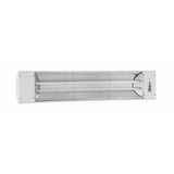 Eurofase 39-Inch Dual Element White Infrared Electric Heater - angle view