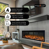 Features of Modern Flames Landscape Pro Slim Electric Fireplace