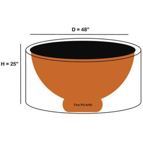 Fire Pit Art Canvas Fire Pit Cover for 48 fire pit