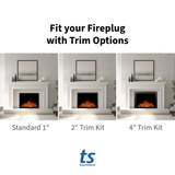 Choosing a Touchstone Fireplug PRO trim kit to fit the hearth opening