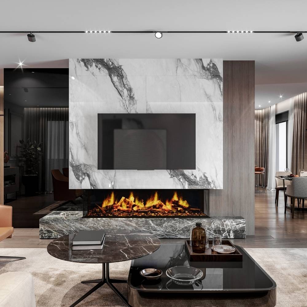 Flamerite E-Ridium 1800 3-Sided Installation in Dividing Wall
