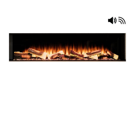 Flamerite E-Ridium Series 3-Sided Built-In Holographic Electric Fireplace