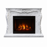 French Sivec White Marble