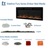 Touchstone Fury Series Slim ember bed color options