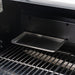 Steel Griddle Pan installed on the grill