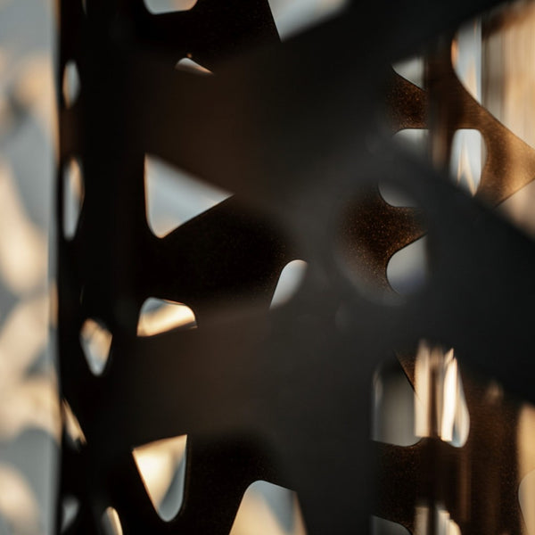 GlammFire Tile Hyperion Free Standing Gas Patio Heater Zoomed In Heater