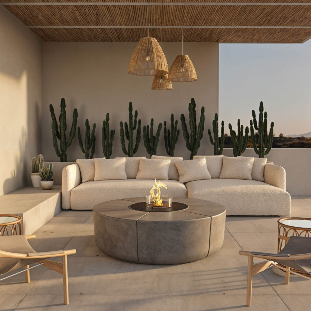 GlammFire Zarzuela Wood Burning Fire Pit at Outside Space