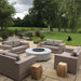 GlammFire Zarzuela Wood Burning Fire Pit with Outdoor Furniture