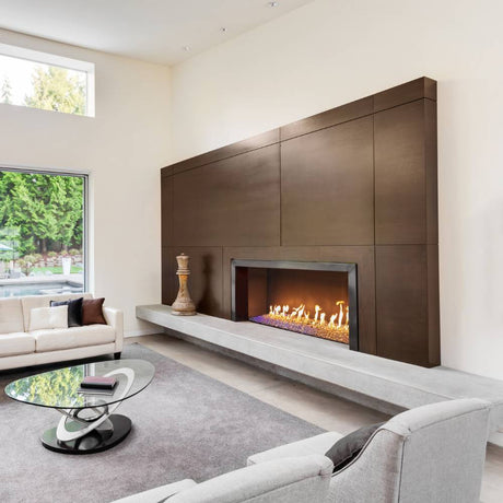 Grand Canyon Bedrock II Vented Linear Drop-In Gas Burner in Living Room