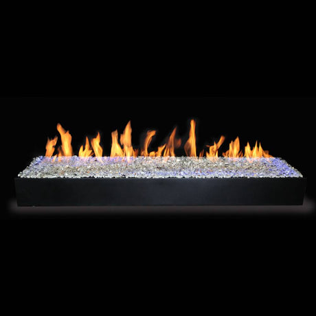 Grand Canyon Bedrock II Vented Linear Drop-In Gas Burner with Fire Glass