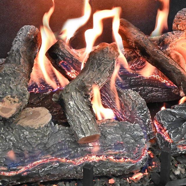Grand Canyon Glowfire Arizona Weathered Oak Charred Logs