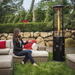 Turning on the Paragon Outdoor Helios Round Propane Patio Heater from your seat