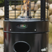 Paragon Outdoor Helios Round Propane Patio Heater in Satin Black