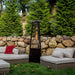 Paragon Outdoor Inferno Flame Tower Patio Heater at a garden