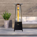 Paragon Outdoor Inferno Flame Tower Black Patio Heater in an outdoor area