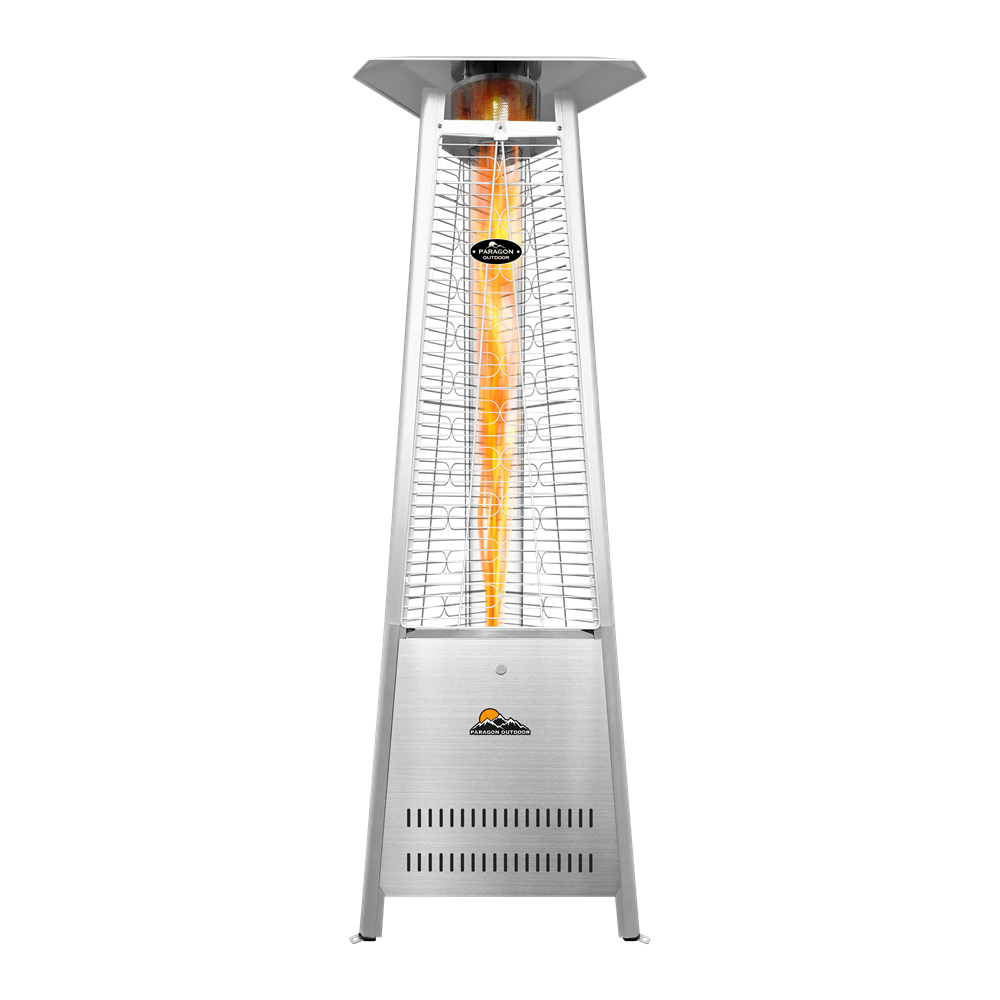 Paragon Outdoor Inferno Flame Tower Patio Heater in Stainless Steel