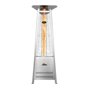 Paragon Outdoor Inferno Flame Tower Patio Heater in Stainless Steel