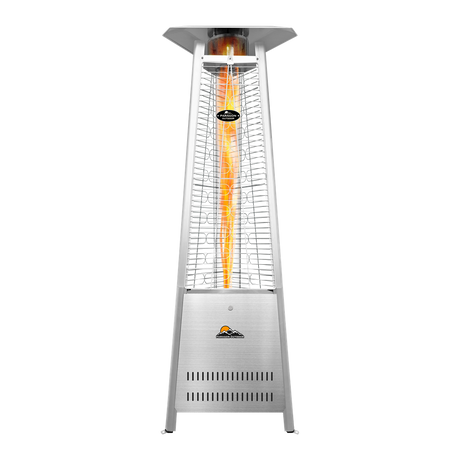 Paragon Outdoor Inferno Flame Tower Patio Heater in Stainless Steel