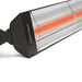 Close up on Infratech W Series 48-Inch 2600W Single Element Infrared Electric Heater in Black